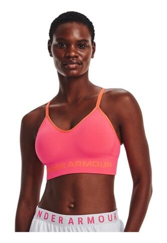 Sujetador Rosado Mujer UA SEAMLESS LOW LONG 1373870-683-QSU Under Armour Under Armour