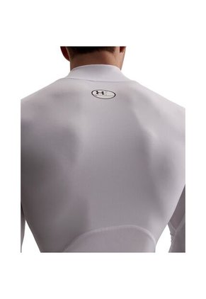 Camiseta Hombre Under Armour HG ARMR COMP MOCK LS Blanco Under Armour