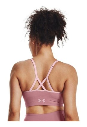 Sujetador Rosado Mujer UA SEAMLESS LOW LONG 1373870-697-QSU Under Armour