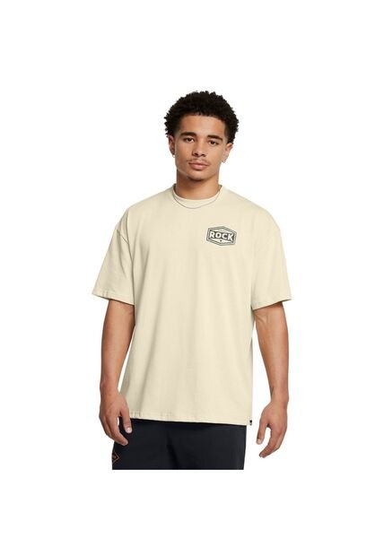 Camiseta Hombre UNDER ARMOUR UA PJT RCK HWT SS TO Marrón Under Armour