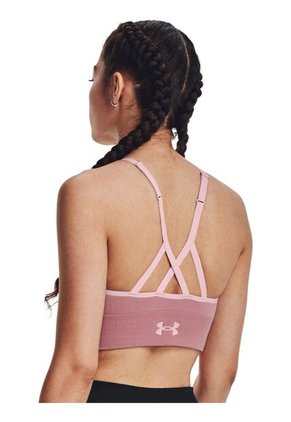 Sujetador Rosado Mujer UA SEAMLESS LOW LONG 1373870-697-QSU Under Armour