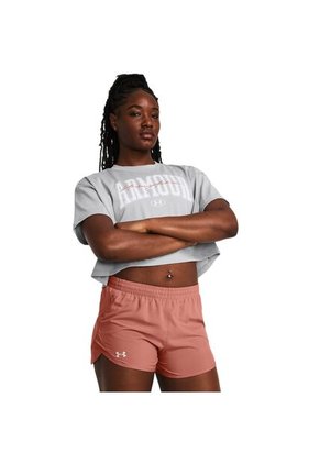 Camiseta Mujer UNDER ARMOUR HW SCRPTED WM CRP SS Gris Under Armour