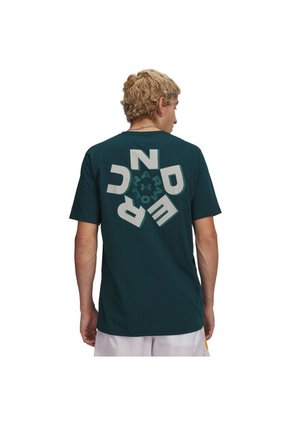 Camiseta Hombre Under Armour UA M RADIAL WM SS Verde Under Armour