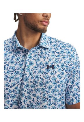 Camiseta Hombre UNDER ARMOUR PLAYOFF 3 PRNTD POLO Azul Under Armour