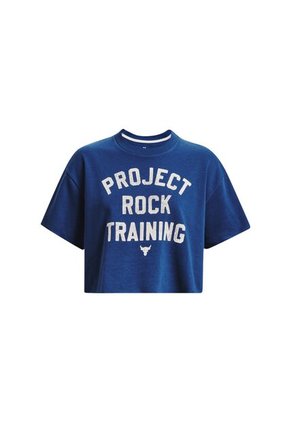 Saco Mujer UNDER ARMOUR PJT RCK SS CROP RVL Azul Under Armour