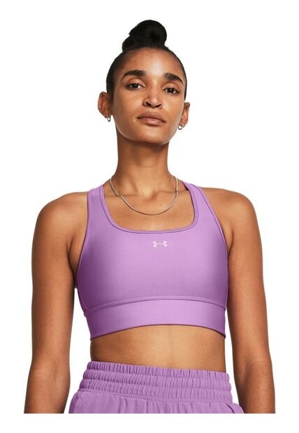 Sujetador Mujer UNDER ARMOUR CROSSBACK LONGLINE Purpura Under Armour