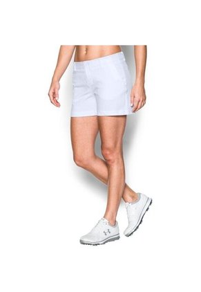 Pantalon Corto Under Armour Links 4in Golf Para Mujer-Blanco