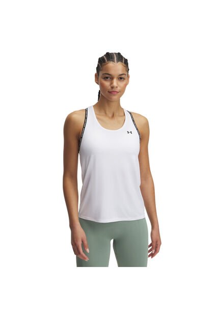 Camiseta Sin Mangas Mujer Under Armour TECH KNOCKOUT TANK Blanco Under Armour