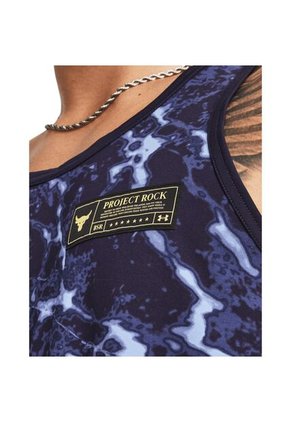 Camiseta Hombre UNDER ARMOUR PJT RCK SCHL MSC TNK Azul Under Armour