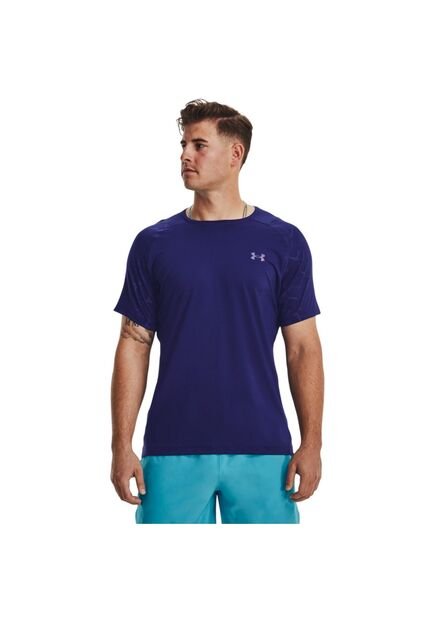 Camiseta UA RUSH EMBOSS SS 1376790-468-BIV Under Armour