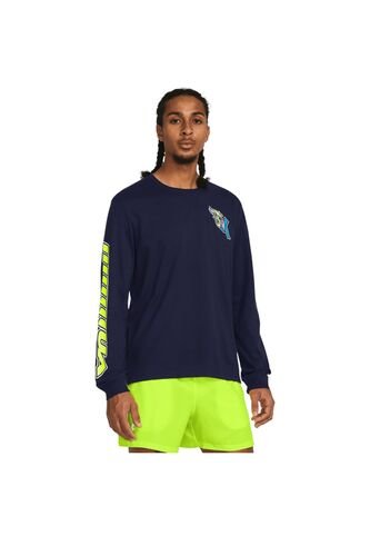 Saco Hombre UNDER ARMOUR UA RUN ANYWHERE LS Azul Under Armour Under Armour