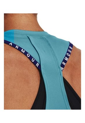 Camiseta Azul Mujer KNOCKOUT NOVELTY TAN 1378580-433-BIV Under Armour