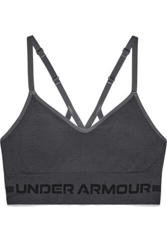 Sostén Deportivo Seamless Low Long Htr Bra Para Mujer Gris 1357232-012-Y81 Under Armour Under Armour