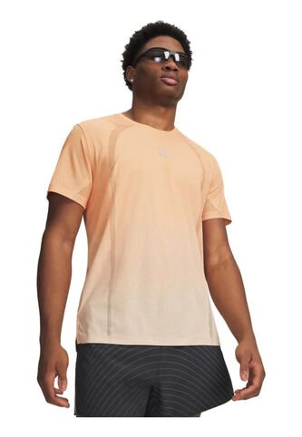 Short Hombre UNDER ARMOUR HALO RUN SHORTSLEEVE Naranja Under Armour Under Armour