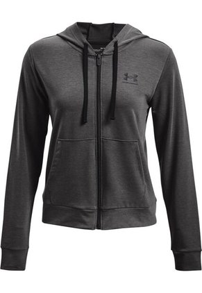 CHAQUETA GRIS MUJER RIVAL TERRY FZ HOODI 1369853-010-Y81 Under Armour