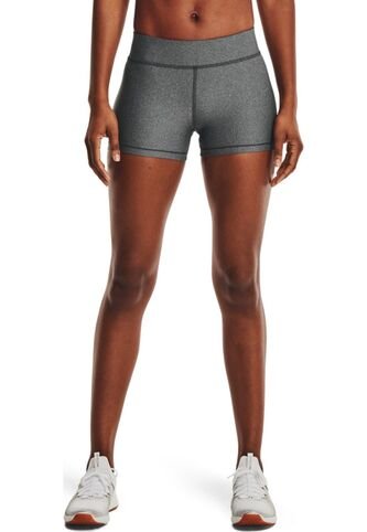 Shorts HG Armour Mid Rise Shorty Para Mujer Gris 1360925-019-Y81 Under Armour Under Armour