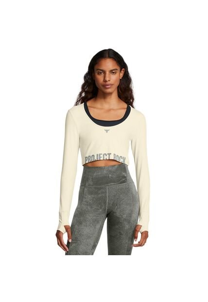 Buzo Mujer UNDER ARMOUR PJT RCK WORKOUT TOP Marrón Under Armour