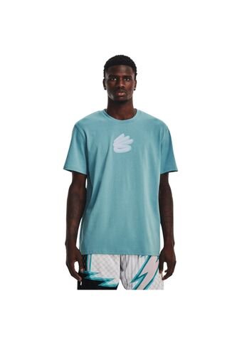 Camiseta Hombre UNDER ARMOUR UA CURRY HEAVYWEIG L Azul Under Armour Under Armour