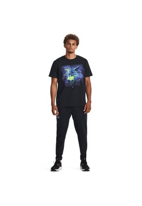 Camiseta Hombre UNDER ARMOUR PJT RCK WOLF HW SS Negro Under Armour
