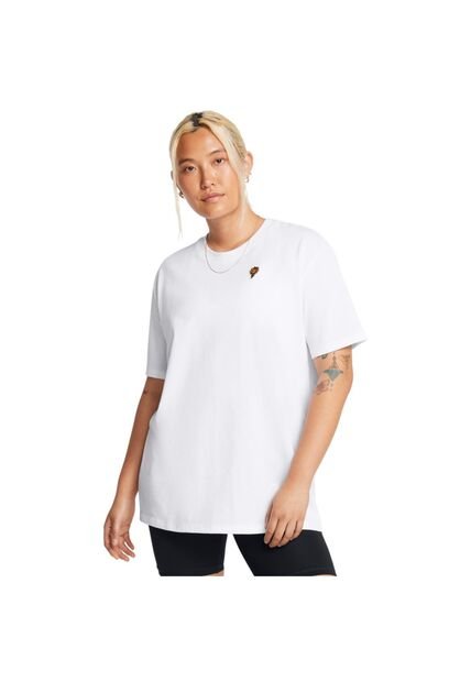 Camiseta UA W HWOS FLOWER EMB SS Mujer 1386852-100-022 Under Armour
