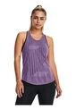 Camiseta Mujer UNDER ARMOUR STREAKER DECO DIAMON Purpura Under Armour de Under Armour