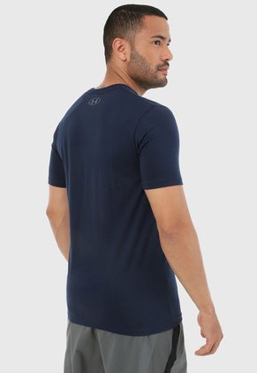 Camiseta Azul Navy-Blanco UNDER ARMOUR Sportstyle SS