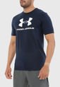 Camiseta Azul Navy-Blanco UNDER ARMOUR Sportstyle SS de Under Armour