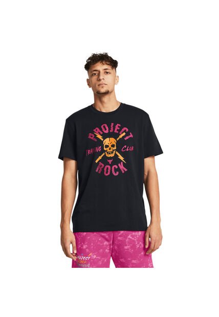 Camiseta Hombre UNDER ARMOUR PJT RCK TC GRPHC HWT Negro Under Armour