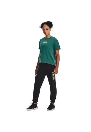 Camiseta UA PJT ROCK GLOBE SS Verde MUJER 1376917-722-5VR Under Armour