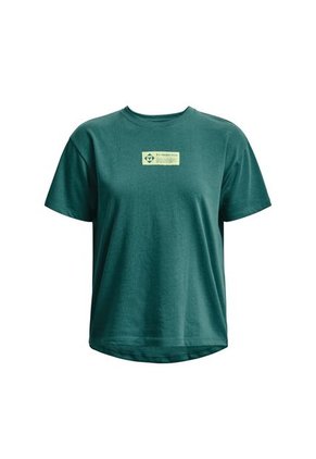 Camiseta UA PJT ROCK GLOBE SS Verde MUJER 1376917-722-5VR Under Armour