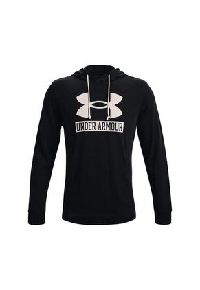Hoodie Under Armour Rival Logo-Negro