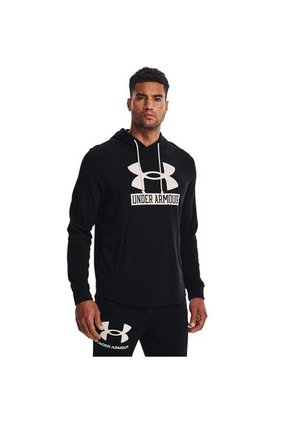 Hoodie Under Armour Rival Logo-Negro