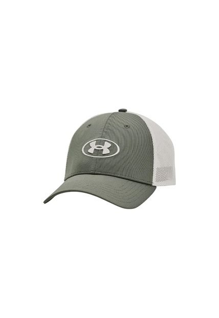 Gorra Under Armour Blitzing Trucker-Verde Oliva