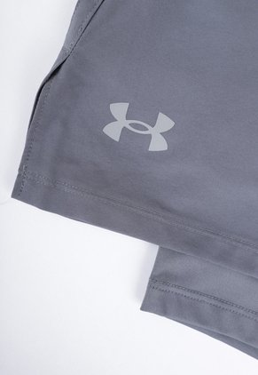 Pantaloneta Running UNDER ARMOUR Launch 2 en 1 Gris