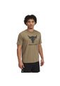 Camiseta Hombre UNDER ARMOUR PJT RCK BRHM BULL SS Marron Under Armour de Under Armour