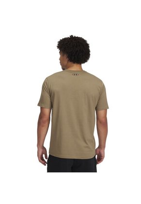 Camiseta Hombre UNDER ARMOUR PJT RCK BRHM BULL SS Marron Under Armour