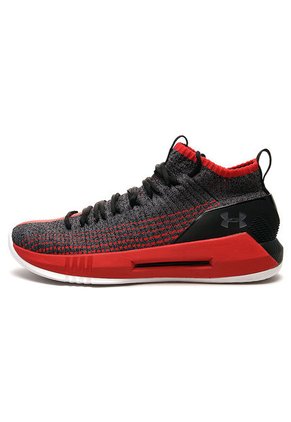 Tenis Basketball Gris-Negro-Rojo UNDER ARMOUR Heat Seeker