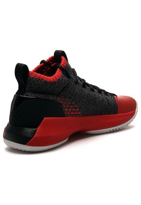 Tenis Basketball Gris-Negro-Rojo UNDER ARMOUR Heat Seeker