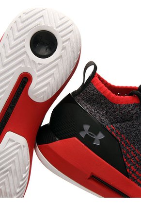 Tenis Basketball Gris-Negro-Rojo UNDER ARMOUR Heat Seeker