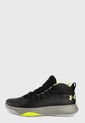 Tenis Basketball Negro-Verde UNDER ARMOUR Basquetbol UA Lockdown 4 de Under Armour