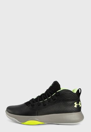Tenis Basketball Negro-Verde UNDER ARMOUR Basquetbol UA Lockdown 4