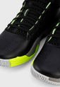 Tenis Basketball Negro-Verde UNDER ARMOUR Basquetbol UA Lockdown 4 de Under Armour