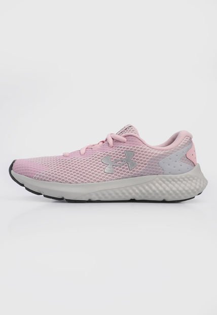 Tenis Running Rosa-Gris UNDER ARMOUR Charged Rogue 3