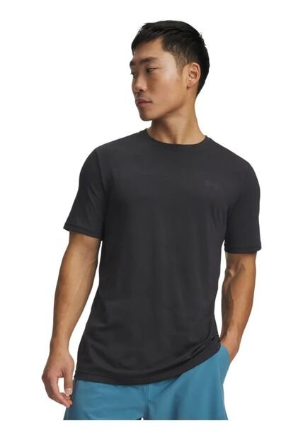 Camiseta Hombre UNDER ARMOUR VNSH LT SMLS SS CAMO Negro Under Armour