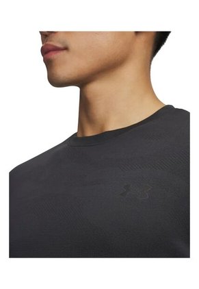 Camiseta Hombre UNDER ARMOUR VNSH LT SMLS SS CAMO Negro Under Armour