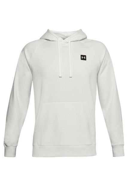 Hoodie Under Armour Rival-Blanco