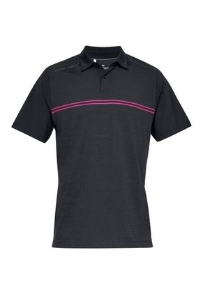 Camisa Polo Under Armour Vanish Calibrate-Negro