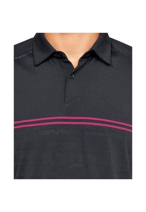 Camisa Polo Under Armour Vanish Calibrate-Negro