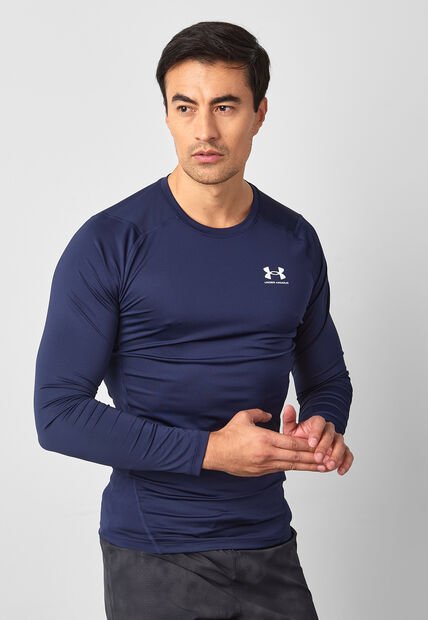 Camiseta Manga Larga UNDER ARMOUR HeatGear Azul