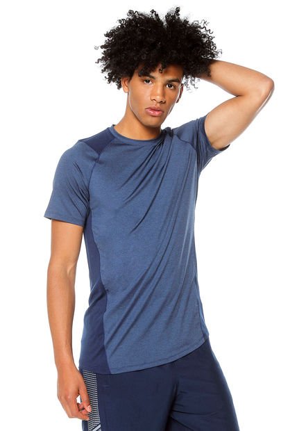 Camiseta Manga Larga Azul UNDER ARMOUR Hg Long Sleeve